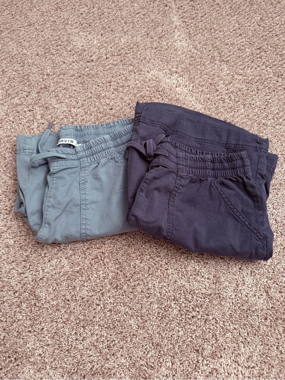 Casual Bottoms - sage and Navy